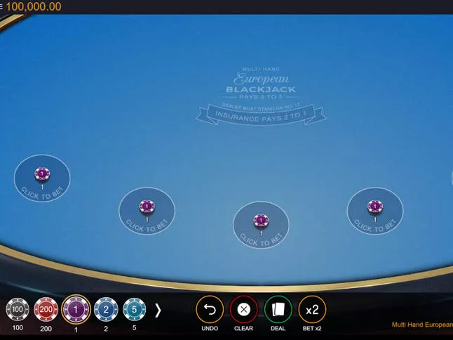 Play 'Switch MultiHand European Blackjack' for Free and Practice Your Skills!